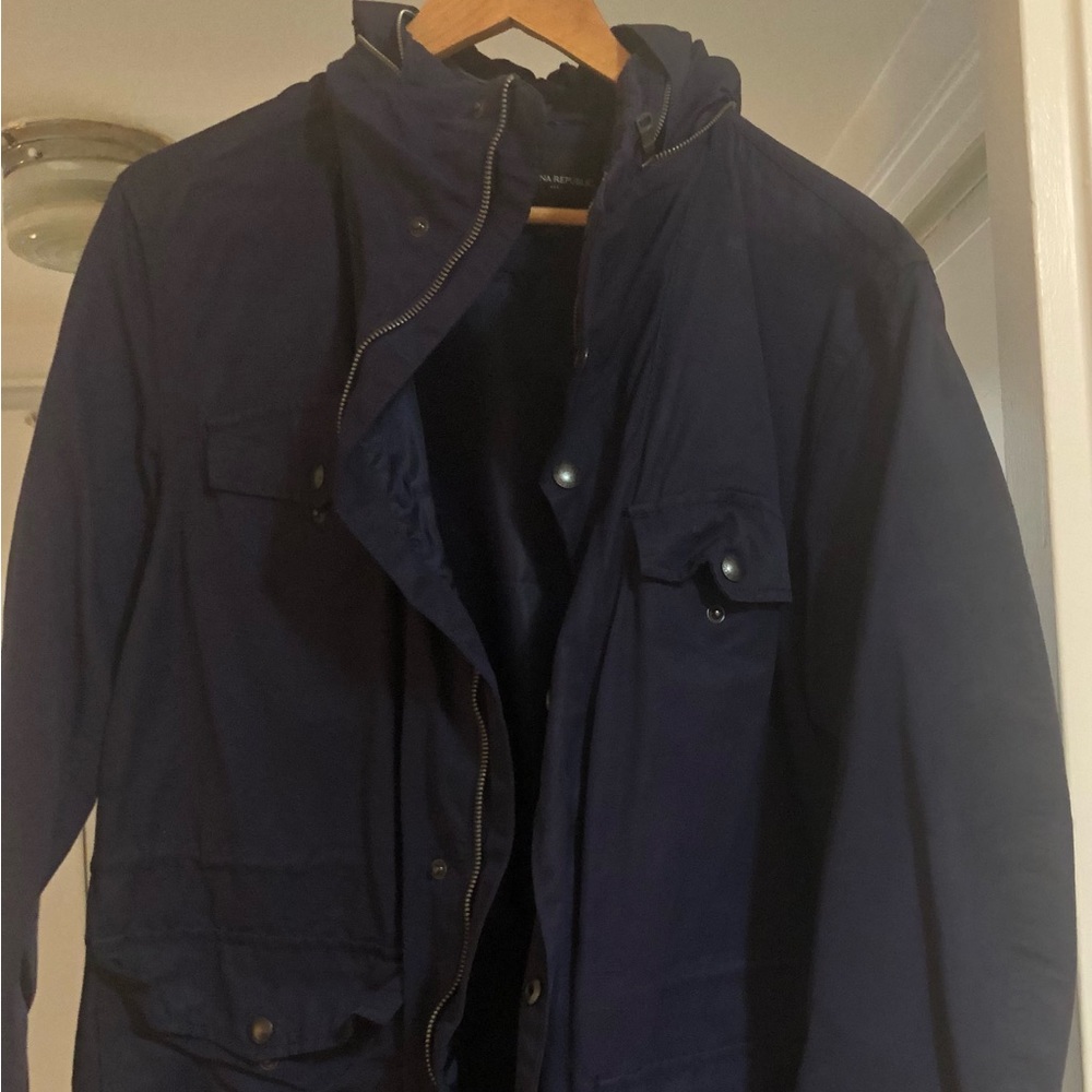 Banana republic - military style rain jacket. Excellent condition.